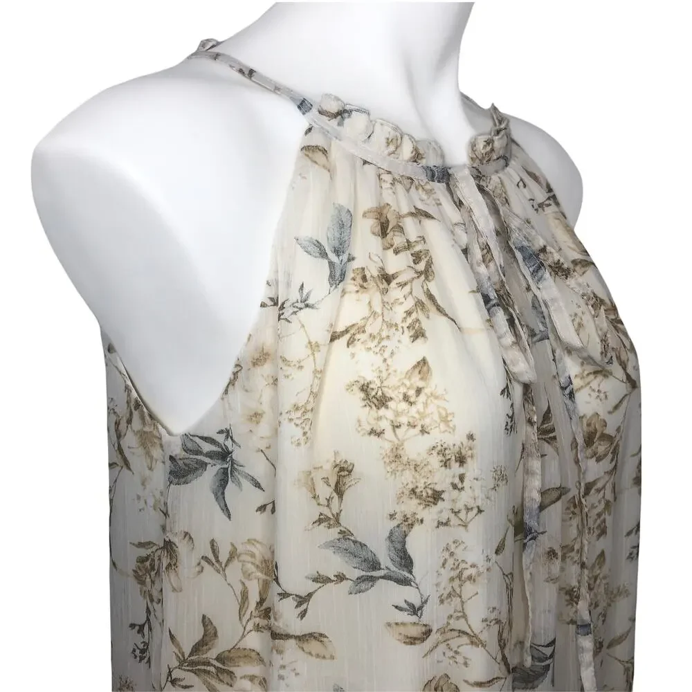 Drew Floral Naomi Vintage Floral Maxi Dress - Size Medium - Picture 5 of 13